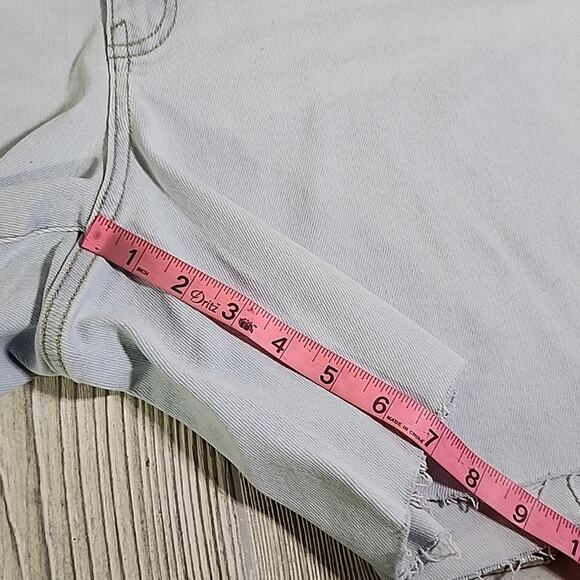 Ava & Viv Bermuda High-Rise Lightwash Jean Shorts Womens Juniors Size 17 NEW - Picture 10 of 11